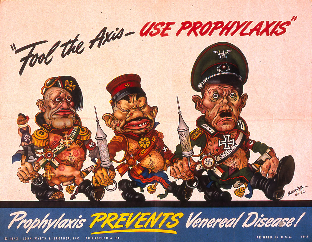 25. 1942.-Philadelphia.-Fool-the-Axis-use-Prophylaxis-(poster)