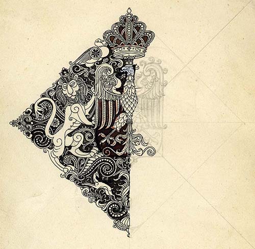 Polish Eagle Lion of Judah thumb