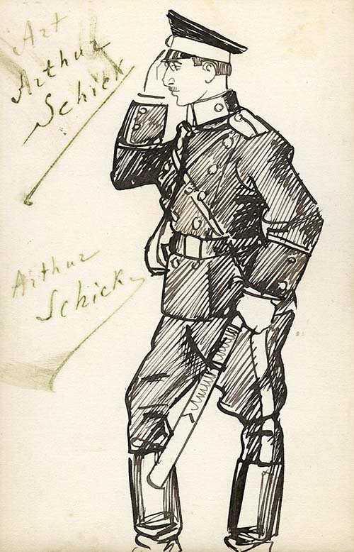 self portrait soldier thumb